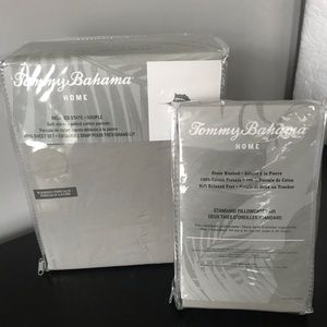 Tommy Bahama 100% Cotton Sheet Set w/ Extra PCs